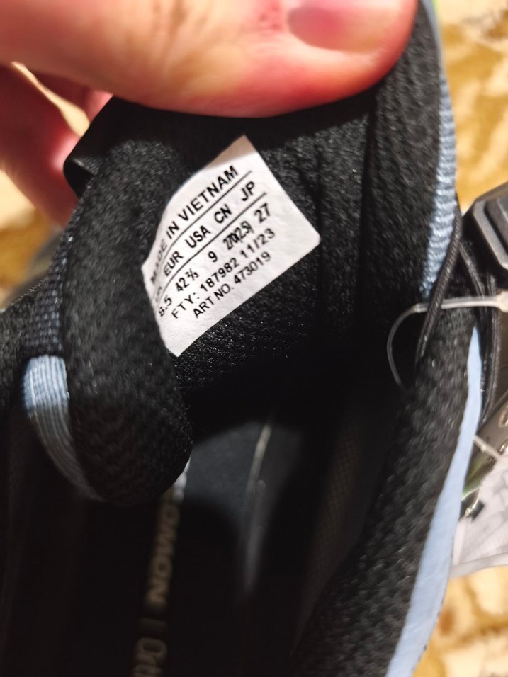 Salomon Gri Spor Outdoor Ayakkabı Velcro - Görsel 3