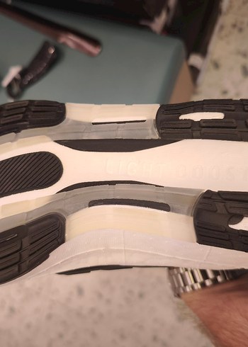 Erkek Siyah Spor Ayakkabı Bağı 44 numara - Görsel 2