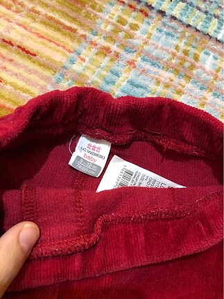 LC Waikiki Kız bebek kadife tayt