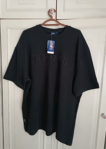 Nbb Brooklyn Nets Siyah Oversize Tisort
