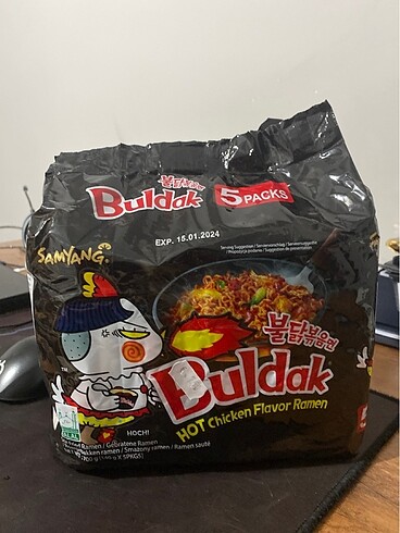 Buldak Ramen Noodle Acılı 5 Adet