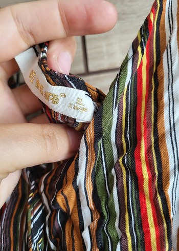 42 Beden çeşitli Renk Bohem Çok Renkli Pilili Uzun Tulum