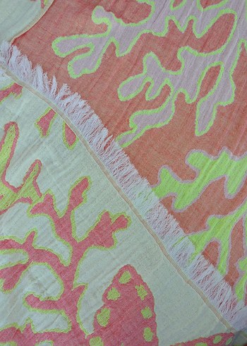 Renkli Mercan desenli Buldan peştemali - Görsel 3