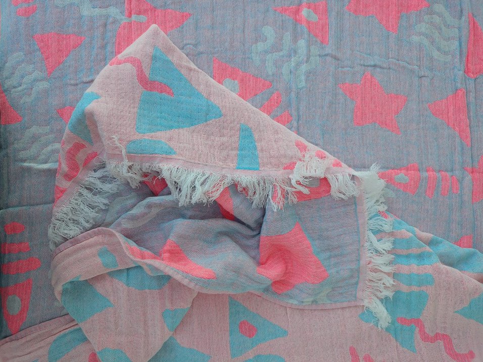 balık desenli dokuma Buldan peştemali - Görsel 5