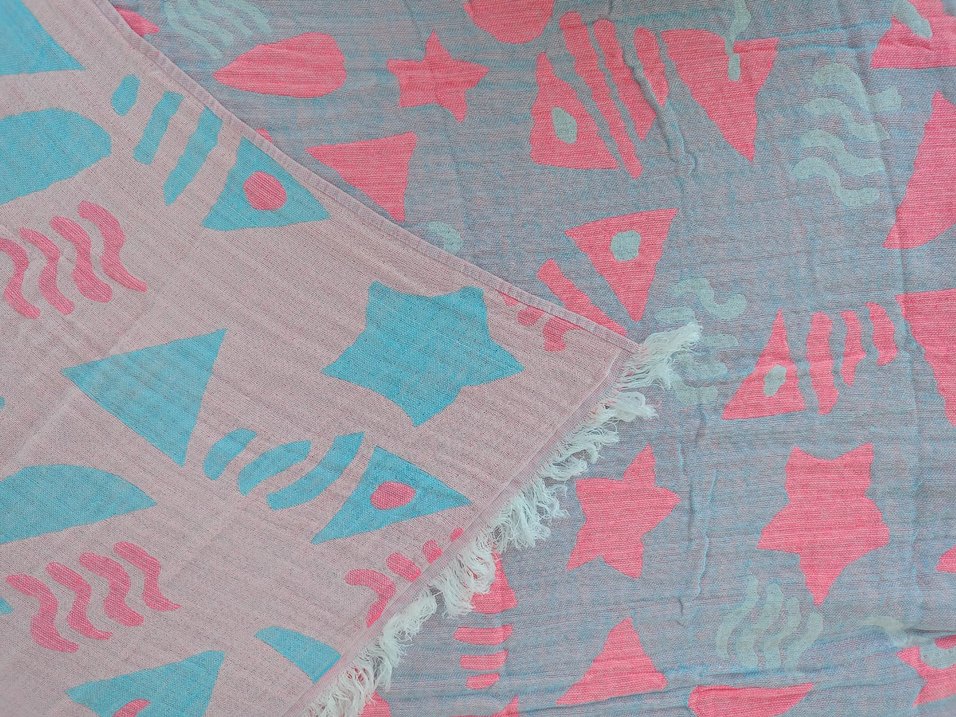 balık desenli dokuma Buldan peştemali - Görsel 4