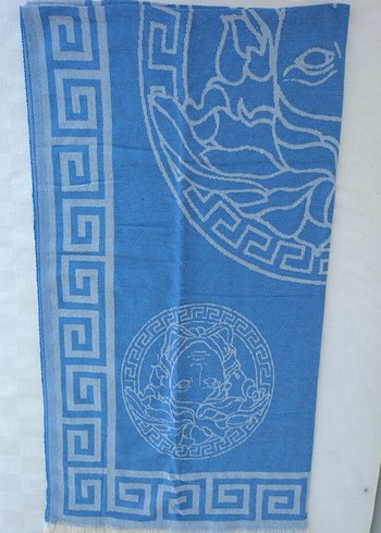 Mavi Gri Desenli Erkek Buldan peştemali - Görsel 3