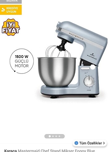 KARACA mastermaid 1500 w stand mikser