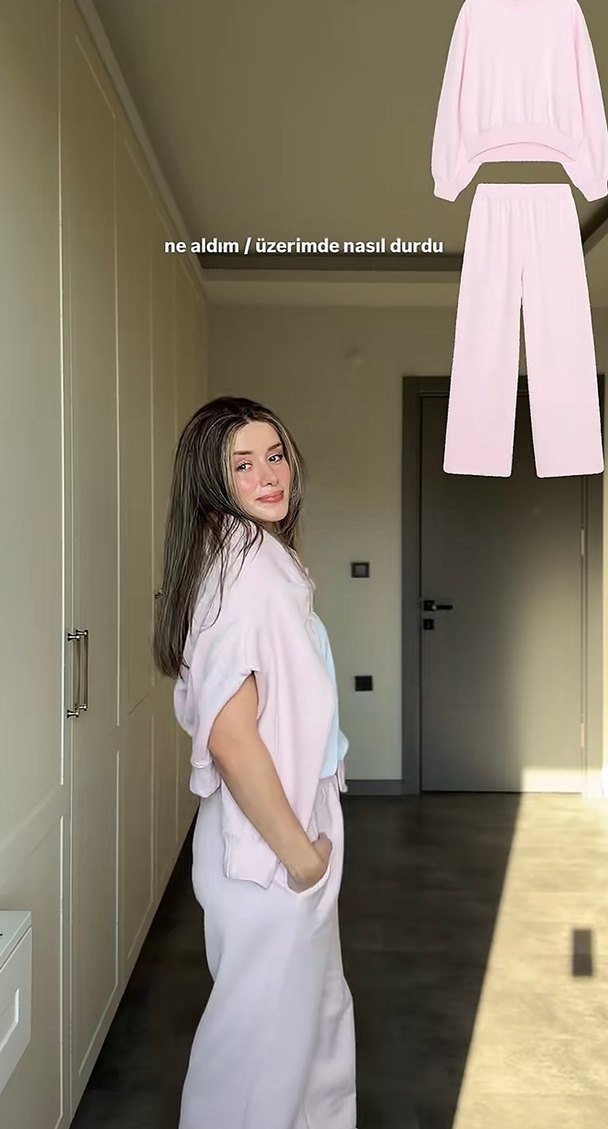 Zara Pembe Eşofman Takımı — görsel 4/8