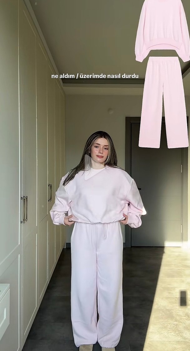 Zara Pembe Eşofman Takımı — görsel 3/8