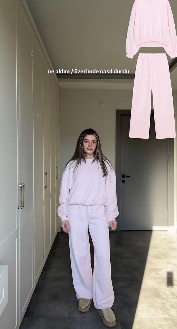 Zara Pembe Eşofman Takımı — görsel 5/8