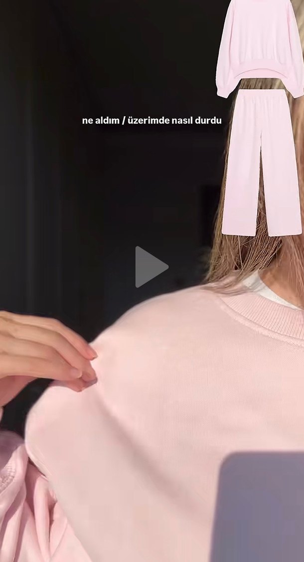 Zara Pembe Eşofman Takımı — görsel 2/8