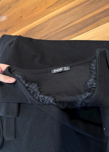 Siyah Kemerli kışlık elbise - Görsel 4