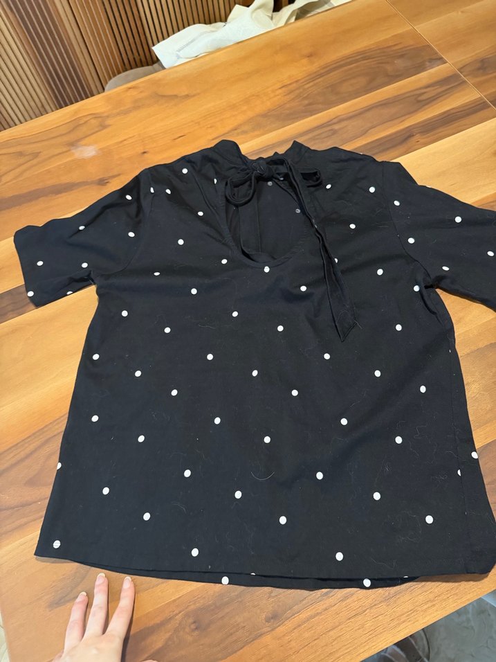 Puantiyeli kısa kollu - Görsel 3