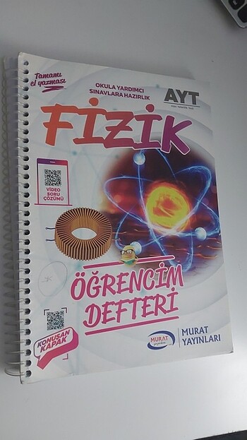 Murat Yayınları AYT Fizik öğrencinin defteri