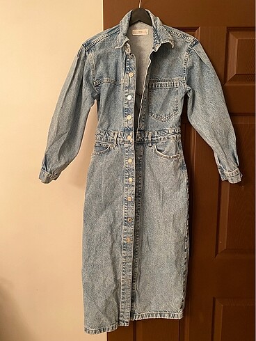Mango jean elbise