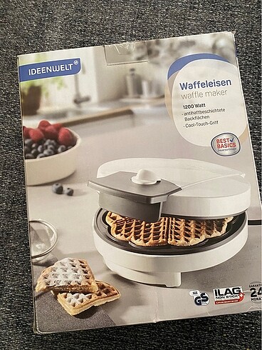 Beden beyaz Renk Waffle makinası