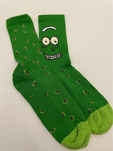 Pickle Rick çorap - Görsel 2
