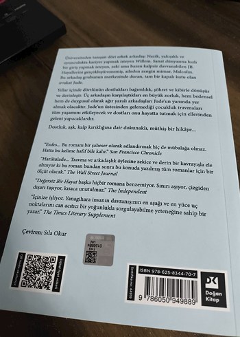 Değersiz Bir Hayat - Hanya Yanagihara - Görsel 2