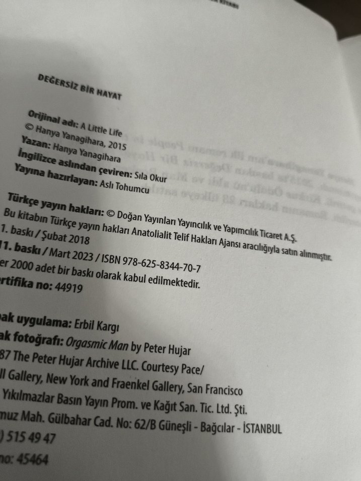 Değersiz Bir Hayat - Hanya Yanagihara - Görsel 5