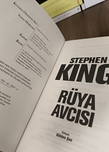 Beden Renk Stephen King - Rüya Avcısı Romanı