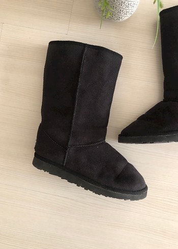 36 Beden Siyah Süet Kadın Botlar