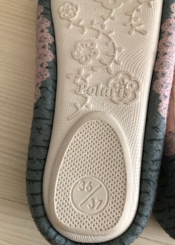 Çiçek Desenli Sıcak Ev Terliği - Görsel 7