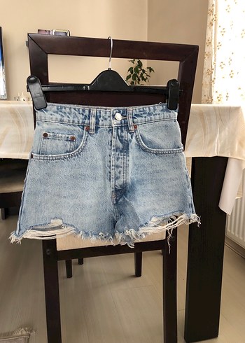 Zara jean şort - Görsel 2