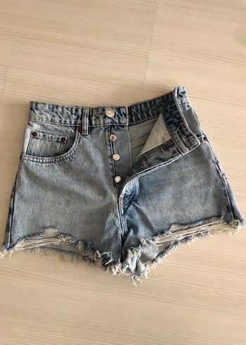 Zara jean şort - Görsel 3