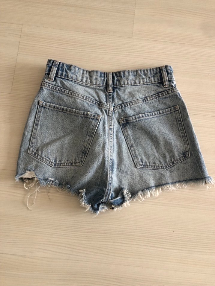 Zara jean şort - Görsel 5