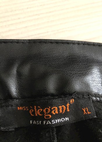 Siyah Deri Pantolon - Görsel 7