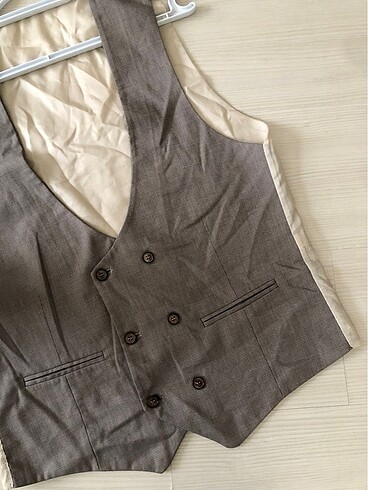40 Beden gri Renk Vintage yelek