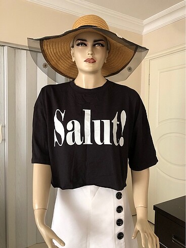 40 Beden Crop tişört