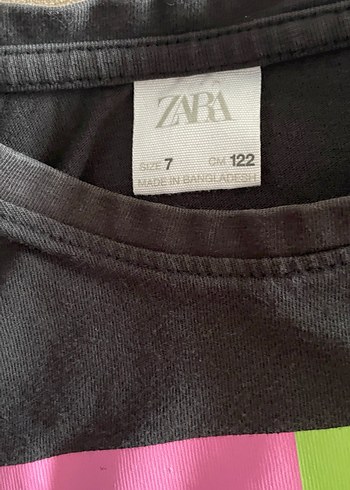 Kız Çocuk Siyah Unicorn Baskılı Uzun Kollu Tişört - Görsel 2