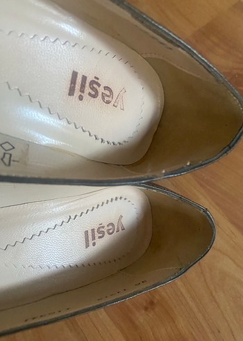 Bej Renkli Modern Klasik Stiletto - Görsel 4