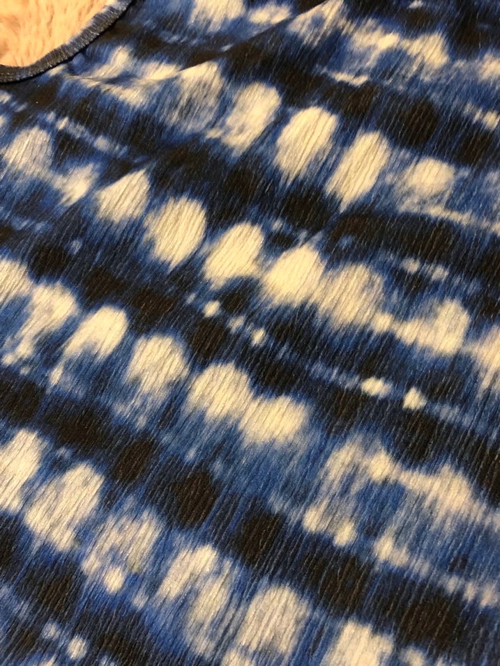 Lacivert Batik Desen Crop - Görsel 5