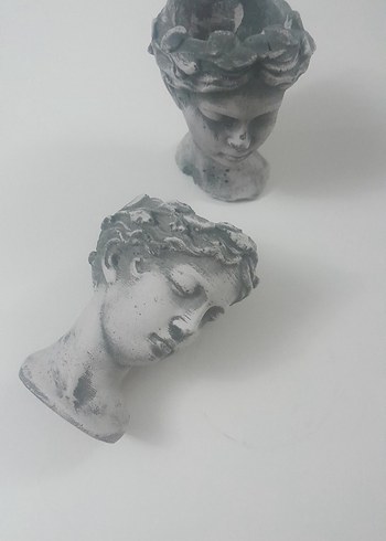 Gri Melek Figürleri saksı veya dekoratif mini boy - Görsel 4