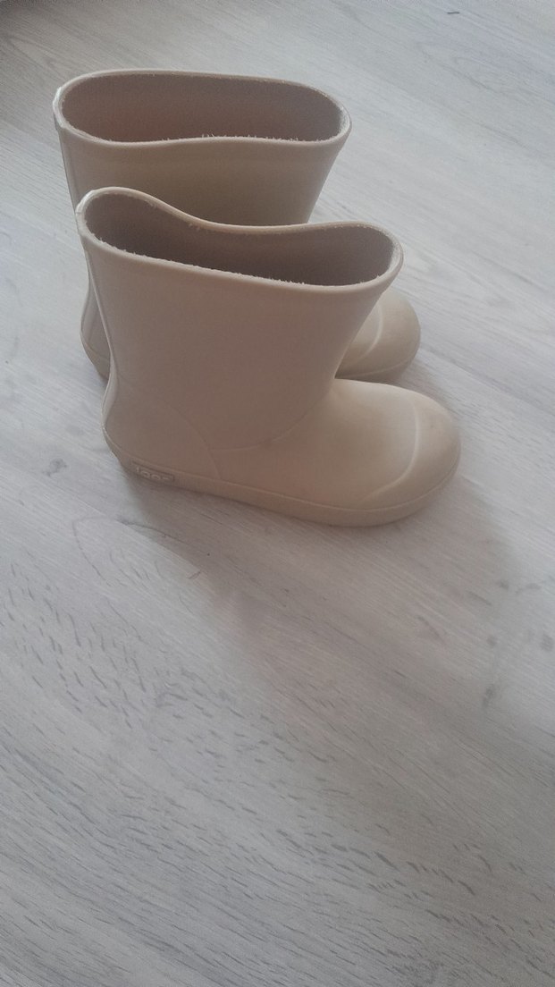 Kız Çocuk Bej Lastik Bot - Görsel 3