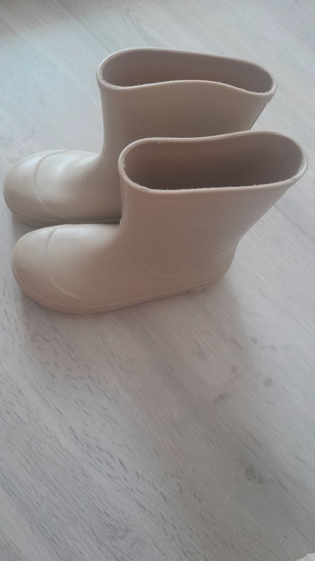 Kız Çocuk Bej Lastik Bot - Görsel 2