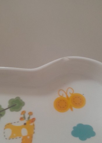 Beyaz Renkli Çocuk Tabak Seti - Görsel 6