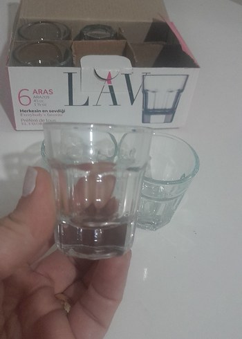 Aras 6'lı 15 cc Beyaz kahve yanı Bardağı Seti - Görsel 3