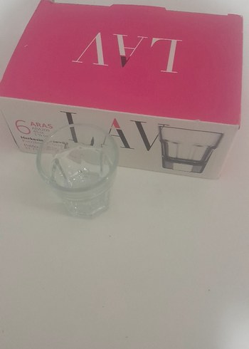 Aras 6'lı 15 cc Beyaz kahve yanı Bardağı Seti - Görsel 5