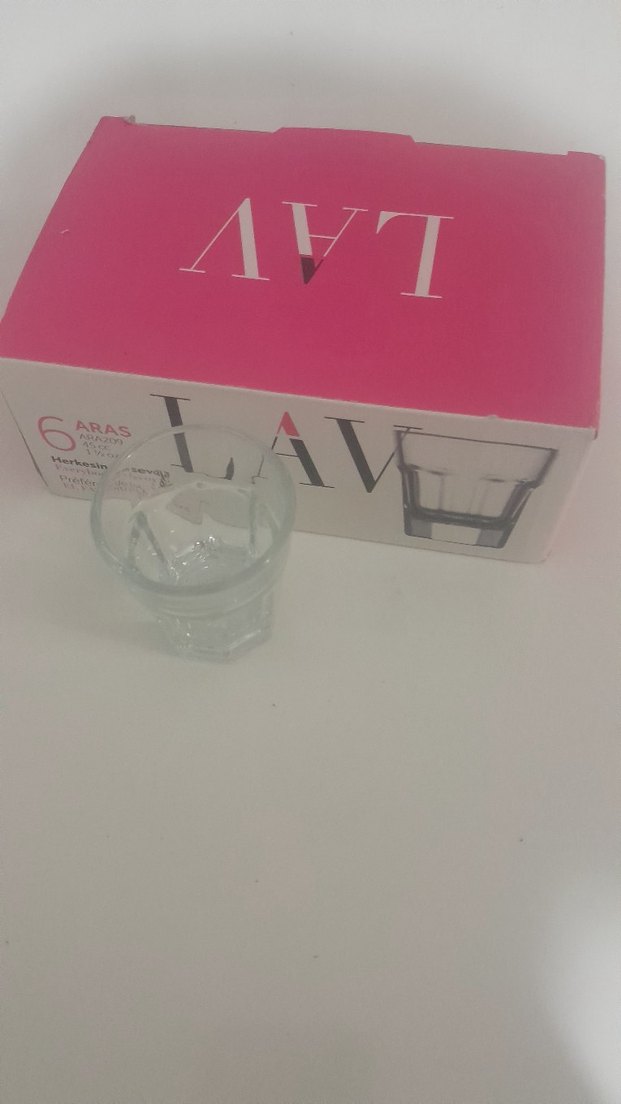 Aras 6'lı 15 cc Beyaz kahve yanı Bardağı Seti - Görsel 5