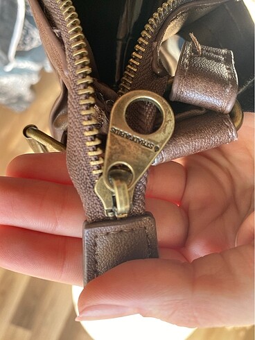  Beden kahverengi Renk Stradivarius Vintage Çanta