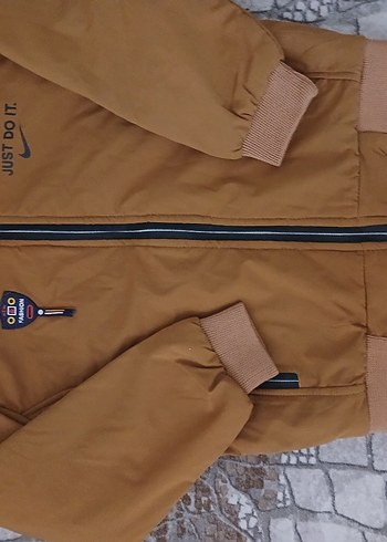Meed Fashion Sokak Stili Kahverengi Fermuarlı Erkek Mont