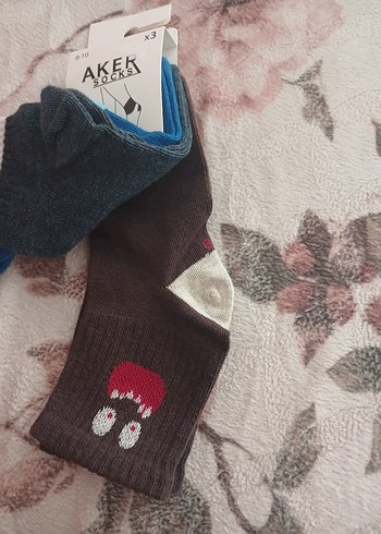 Nakışlı Erkek Çorapları 3'lü Set - Görsel 5