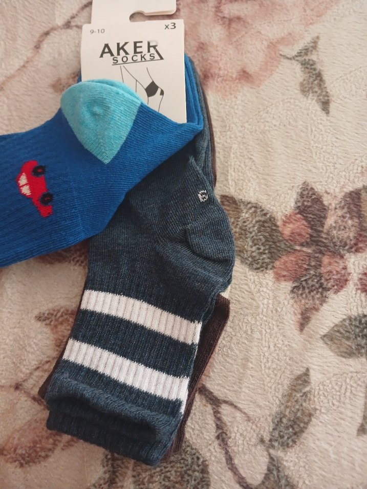 Nakışlı Erkek Çorapları 3'lü Set - Görsel 4