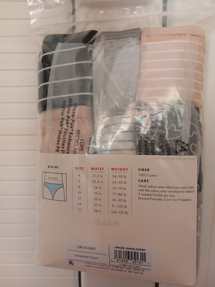 Cat & Jack kız çocuk 10'lu Mini Desenli Külot - Görsel 3