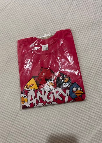 Renkli Baskılı Kırmızı Kız Çocuj Tişört - Görsel 2