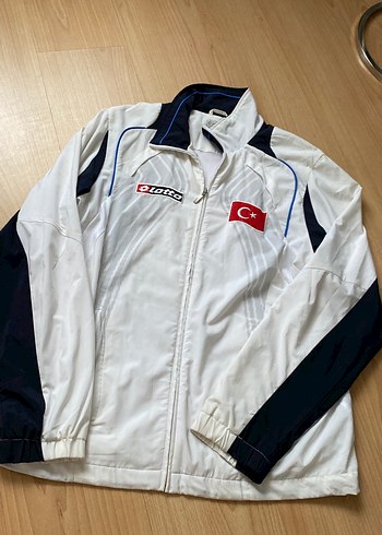 Lotto Beyaz Lacivert Spor Ceket