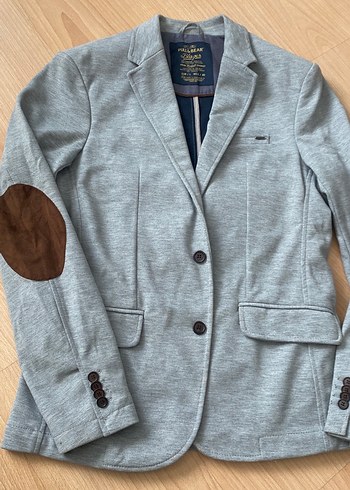 Pull and Bear Siklik Ve Rahatlik Gri Melanj Blazer Ceket